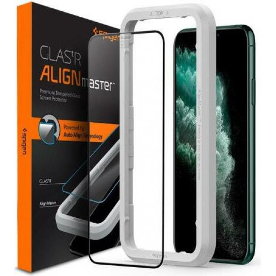 Spigen Tempered Glass Full Face Glas.tR Align Master Apple iPhone 11 Pro Max ����� (1 ���.) - (AGL00098)