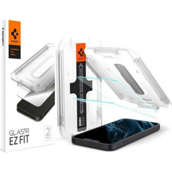 Spigen Tempered Glass Full Face Glas.tR EZ-FIT Apple iPhone 13 mini (2 ���.) - (AGL03396)