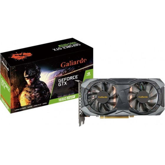 Manli VGA GeForce GTX 1660 Super Gallardo 6GB GDDR6 - (N5371660SM24364)