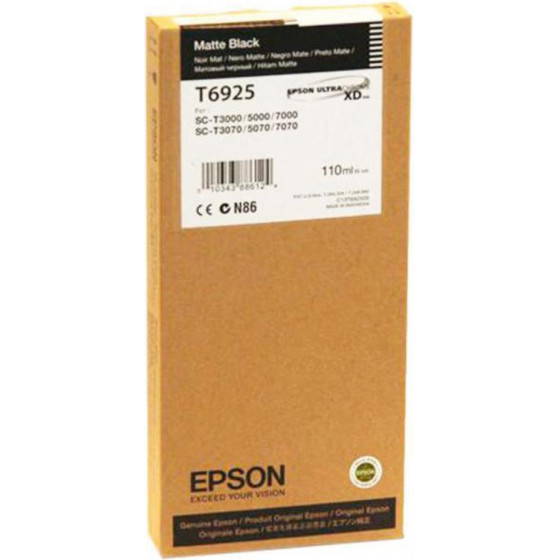 Epson ������ Inkjet T7000 SureColor Matte Black 110 ml - (C13T692500)