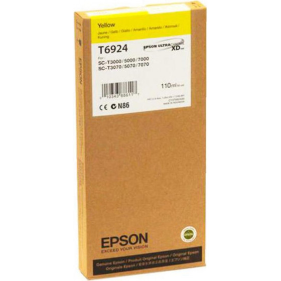 Epson ������ Inkjet T7000 SureColor Yellow 110 ml - (C13T692400)