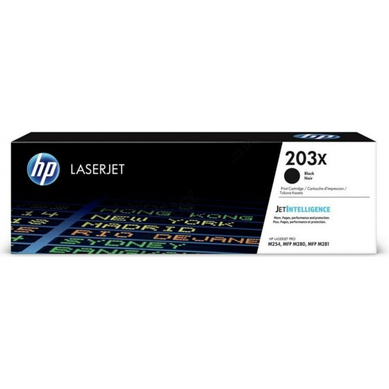 HP 203X LaserJet �C BlackToner (3.2k) - (CF540X)