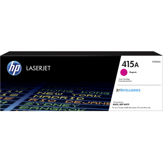 HP 415A Magenta LaserJet Toner Cartridge (2.1k) - (W2033A)
