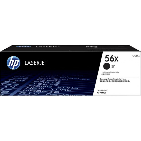 HP 56X LaserJet HC Black Toner - (CF256X)