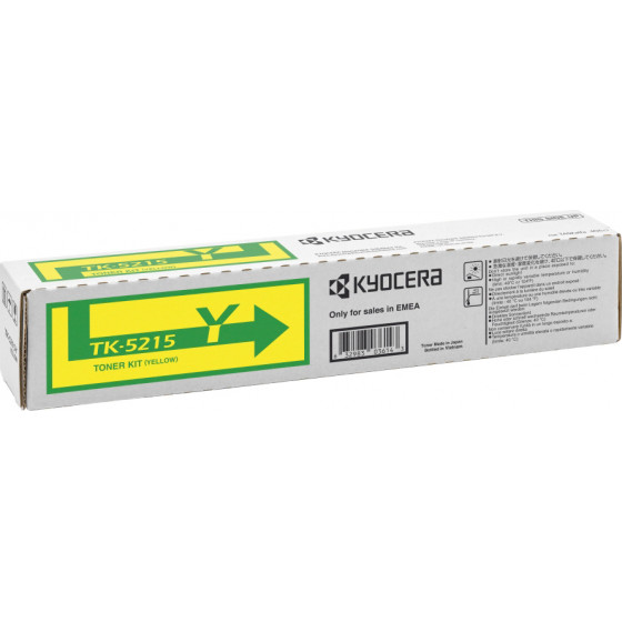 KYOCERA TASKALFA 406CI TONER YELLOW (TK-5215Y) - (1T02R6ANL0)