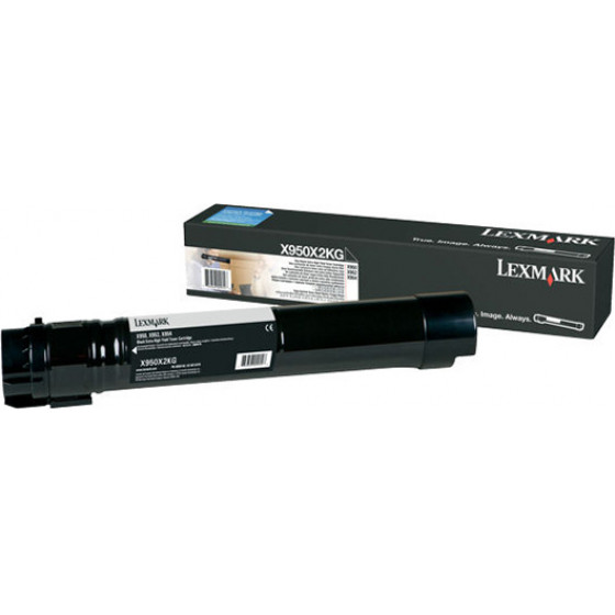 LEXMARK X950/952/954 BLACK EXTRA HC PRINT CRTR (32K) - (X950X2KG)