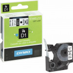 Dymo ������ ������������� D1 45013 12mmx7m Black on White - (S0720530)