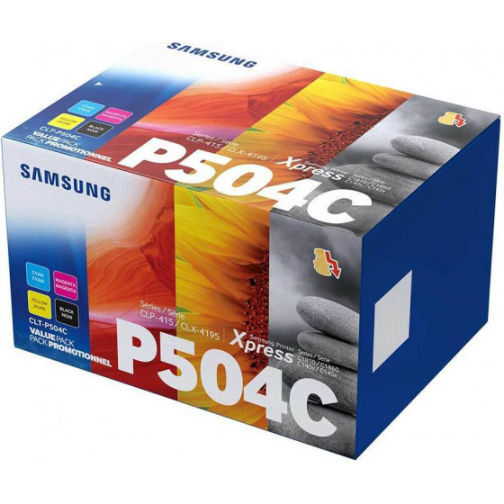 Samsung CLT-P504C B/C/M/Y Toner Cartridge - (SU400A)