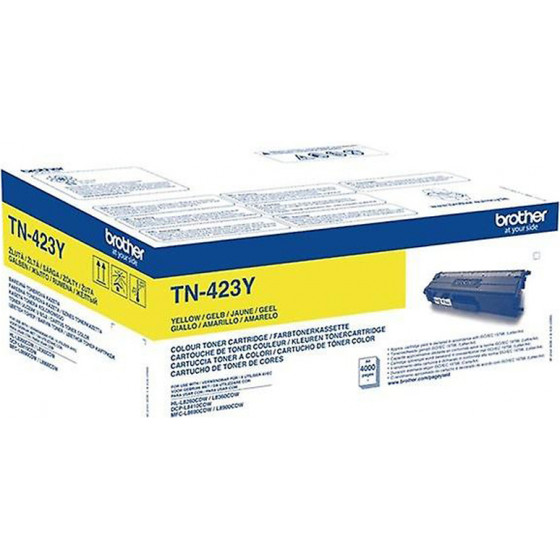 Brother Toner TN-423Y Yellow HC (TN-423Y) - (TN423Y)