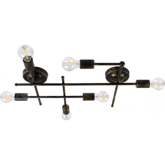 GloboStar PIPING Vintage Industrial ��������� ������ �������� ���������� ��������� ������ �66 x �9.5 x �49cm - (00666-1)