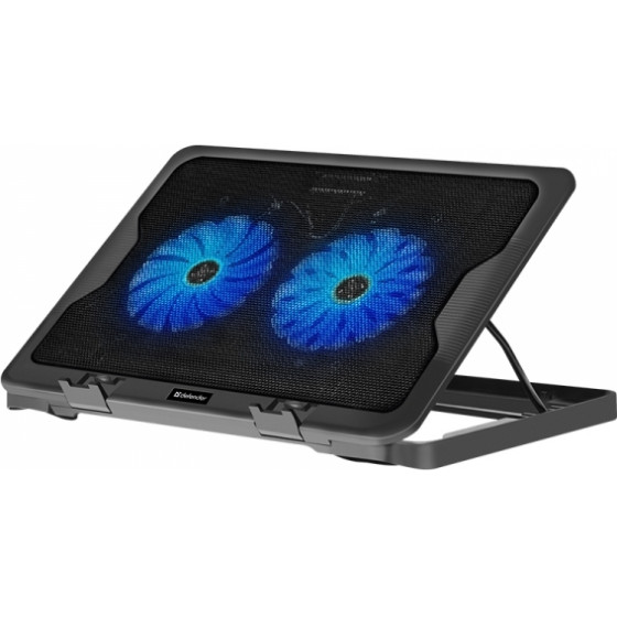 Defender Cooling Pad 17'' 2 Fans Black - (29503)