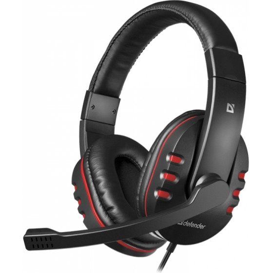 Defender G-160 Warhead Stereo Headphones 2.5m Black - (64113)