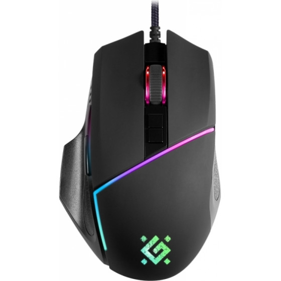 Defender GM-880L Rgb Wired Warframe Gaming Optical Mouse 12800dPi 8D - (52880)