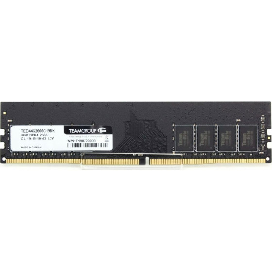 Team Group ����� Ram TeamGroup Elite Dimm 4GB DDR4 2666MHz CL19 - (TED44G2666C1901)
