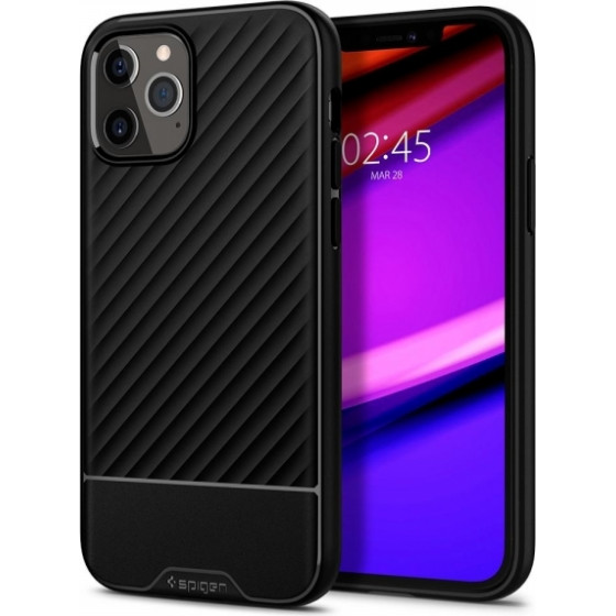 Spigen Core Armor Iphone 12 / 12 Pro 6.1' Black Backcover - (ACS01515)