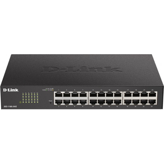 D-Link 24-Port 10/100/1000MBps - (DGS-1100-24V2)