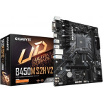 Gigabyte Motherboard B450M S2H V2, AM4 ,Matx - (GAB45M2H2-00-G)