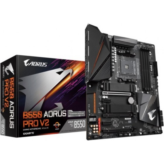 Gigabyte Motherboard B550 Aorus Pro V2, AM4 ,Atx - (GAB55APR2-00-G)