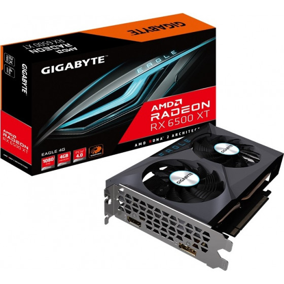 Gigabyte Vga GV-R65XTEAGLE-4GD, 4GB,GDDR6 - (GV-R65XTEAGLE-4GDG10)