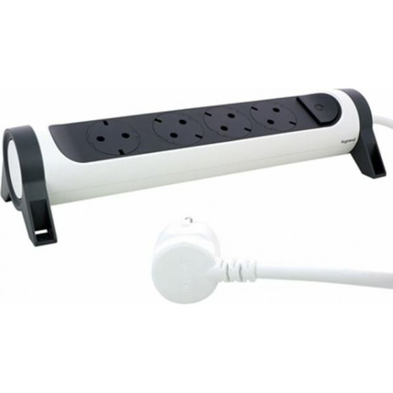 LEGRAND ���/�� 4S 1.5M WHITE/GREY ROT - (694529)