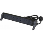 LEGRAND ���/�� 5S 1.5M BLACK/GREY ROT - (694532)