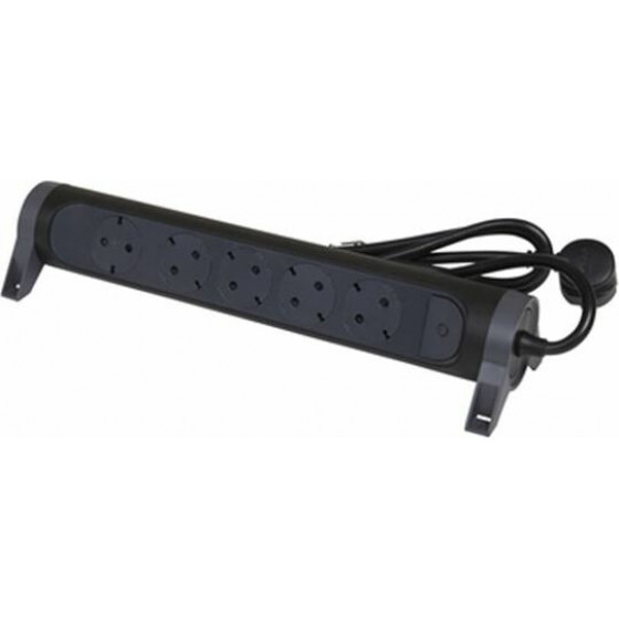 LEGRAND ���/�� 5S 1.5M BLACK/GREY ROT - (694532)