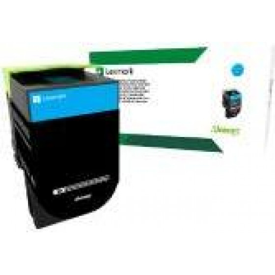 LEXMARK TONER CS/CX417 HIGH YIELD CYAN - (71B2HC0)