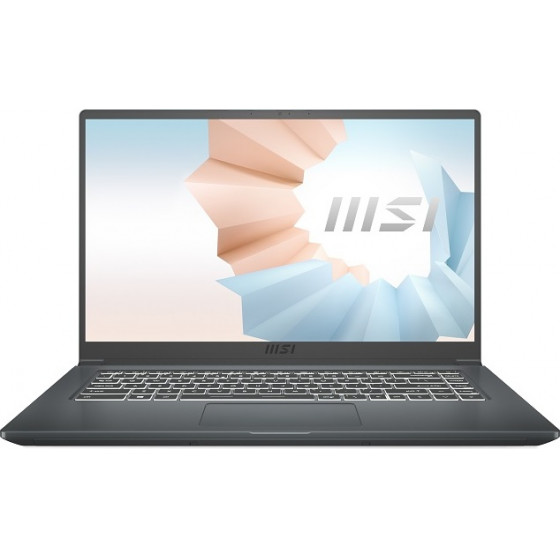 MSI NB Modern 15 15.6''/i7-1165G7/8G/512G/W10 - (9S7-155266-487)