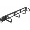 DeLock Cable Managment ��� Rack 4 ������, 1U, ��������� - (66658)