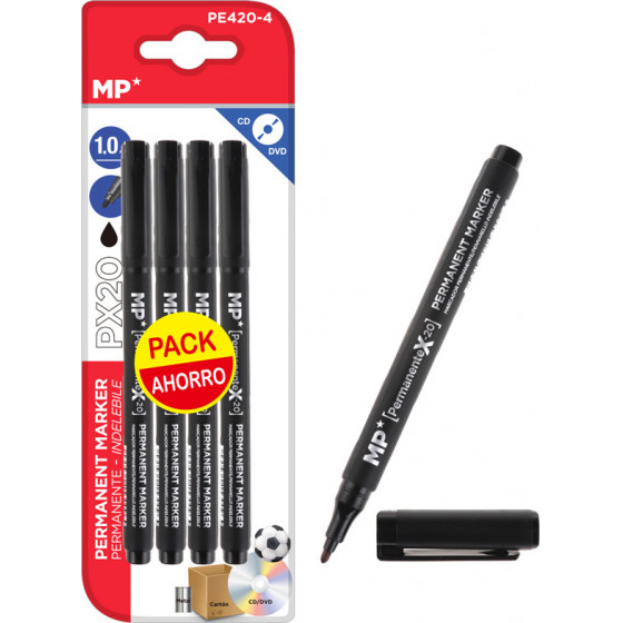 MP ���������� ���������� ��� CD-DVD, 1mm, ������, 4��� - (PE420-4)