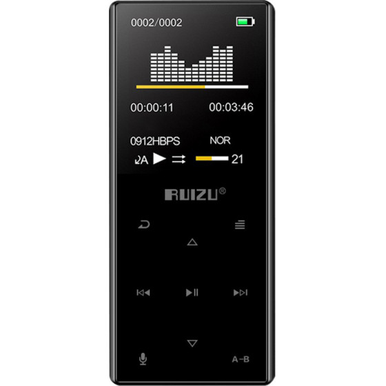 Ruizu MP3 Player D29 �� �����, 1.8'', 16GB, BT, �������� �����, ����� - (D29-16GB)