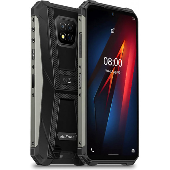 Ulefone Smartphone Armor 8, IP68/IP69K, 6.1'', 4/64GB, 5580mAh, ����� - (ARMOR8-BK)