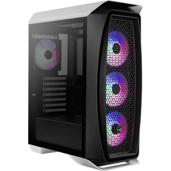 Aerocool Pc Case Mid Tower Aero One Frost, 195x461x411mm, 4x fan, ����� - (AEROONEFROST-G-WT-V1)