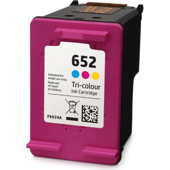 Premium ������� Inkjet ��� Hp 652 XL, 13ml, Color - (INK-H652XLC)