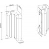 Brateck 2x ������ �������� ����� Sw series, ��� ����� - (SW02-4)