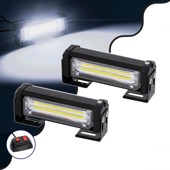 GloboStar PRO Series ��� 2 x ������ �������� �������� ����������� ��� ���������� & ������� 13 ������������ �������� LED CREE CXB COB 18W DC 10-30V ��������� IP65 ����� ����� 6000K - (85028)