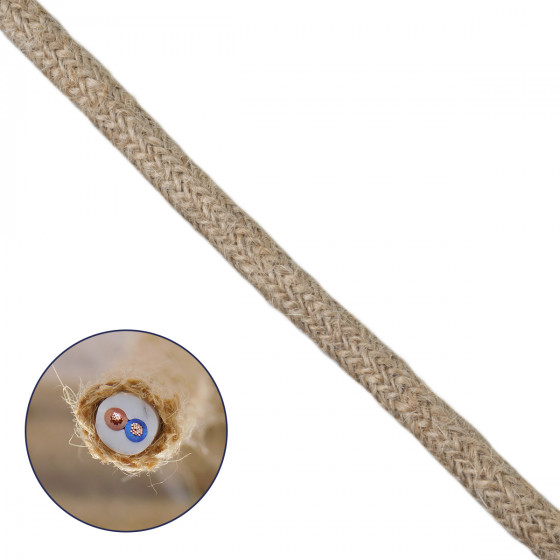 GloboStar �������� ������ ������ ������ 1m ��������� 7mm ���� �� ��������� ������� �������� 2x0.75mm - (77640)