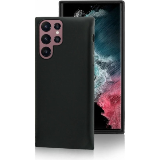 Fonex Tpu Case 0.6mm Samsung S22 Ultra Black Backcover - (BLK1585B)