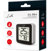 LIFE ALU MINI THERMOMETER WITH HYGROMETER, BLACK-ALUMINUM COLOR - (221-0118)