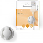 NEDIS CMGC20026WT CABLE MANAGEMENT 6pcs NUMBER OF SLOTS: 2 SLOTS WHITE