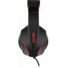 NOD GROUND POUNDER GAMING HEADSET, BLACK WITH RED LED - (141-0056)