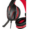 NOD GROUND POUNDER GAMING HEADSET, BLACK WITH RED LED - (141-0056)