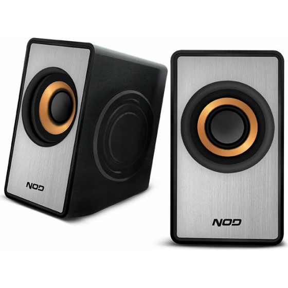 NOD SIDE FX 6W SPEAKER 2.0, BLACK/SILVER COLOR - (141-0076)