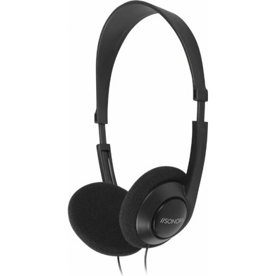 SONORA HPTV-100 TV HEADPHONES WITH 6M CABLE,BLACK COLOR