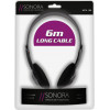 SONORA HPTV-100 TV HEADPHONES WITH 6M CABLE,BLACK COLOR
