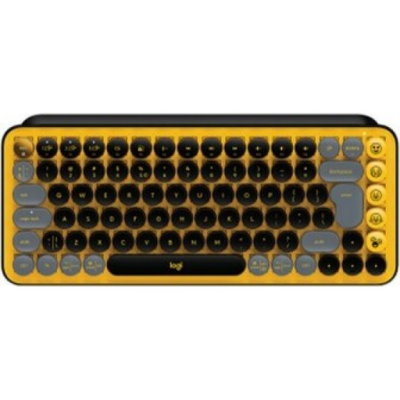 Logitech Keyboard W/S Pop Emoji Yellow Us - (920-010735)