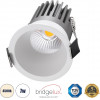 GloboStar MICRO-B ������� LED Spot Downlight TrimLess �6cm 7W 910lm 38� AC 220-240V IP20 �6 x �7.8cm - ��������� - ����� - ������ ����� 4500K - Bridgelux COB - 5 Years Warranty - (60242)