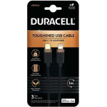 Duracell ������� �������� Usb 2.0 Braided Kevlar Usb C To Mfi Lightning 1m ����� - (USB9012A)