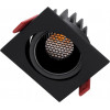 GloboStar LEO-Sq ������� Led Spot Downlight Trimless �8.5x�8.5cm 10W 1250lm 38� Ac 220-240V IP20 �8.5 x �8.5 x �6.6cm - ��������� - ��������� - ����� & Anti-Glare Honeycomb - ����� ����� 2700K - Bridgelux Cob - 5 Years Warranty - (60293)