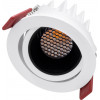 GloboStar LEO-R ������� Led Spot Downlight Trimless �8.5cm 10W 1250lm 38� Ac 220-240V IP20 �8.5 x �6.6cm - ��������� - ��������� - ����� �� ����� �������� & Anti-Glare Honeycomb - 2700K - Bridgelux Cob - 5 Years Warranty - (60283)